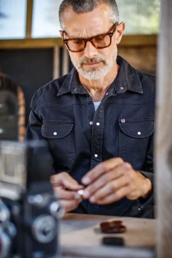 &SONS Tops-Sunday Shirt Black