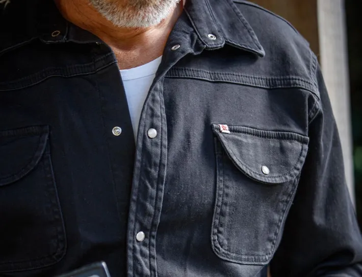 &SONS Tops-Sunday Shirt Black