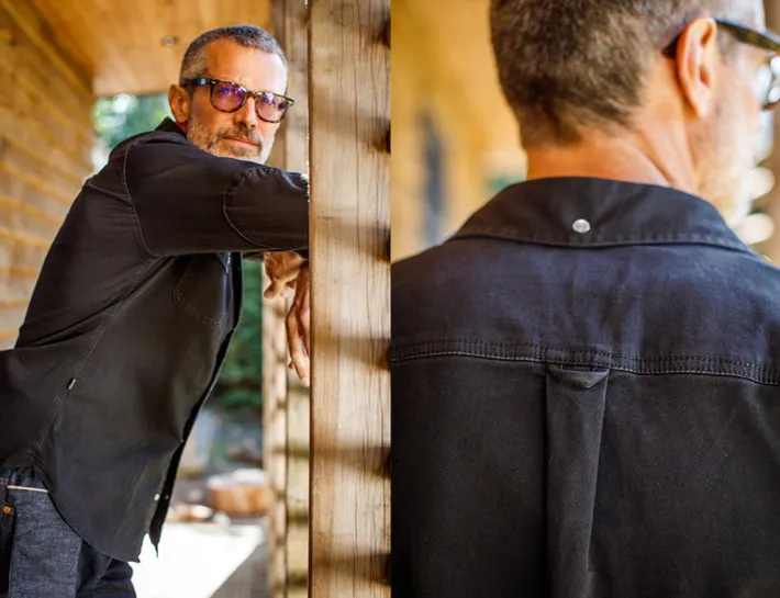 &SONS Tops-Sunday Shirt Black