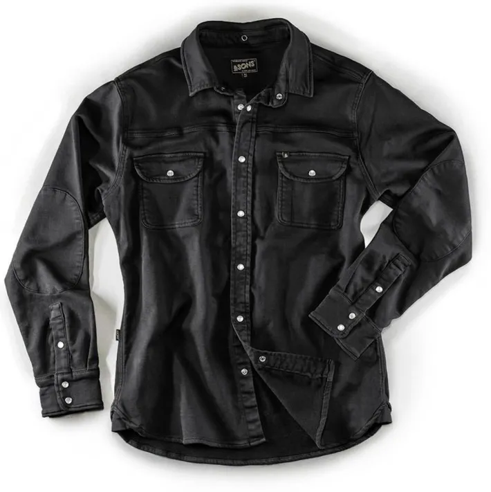 &SONS Tops-Sunday Shirt Black