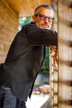 &SONS Tops-Sunday Shirt Black