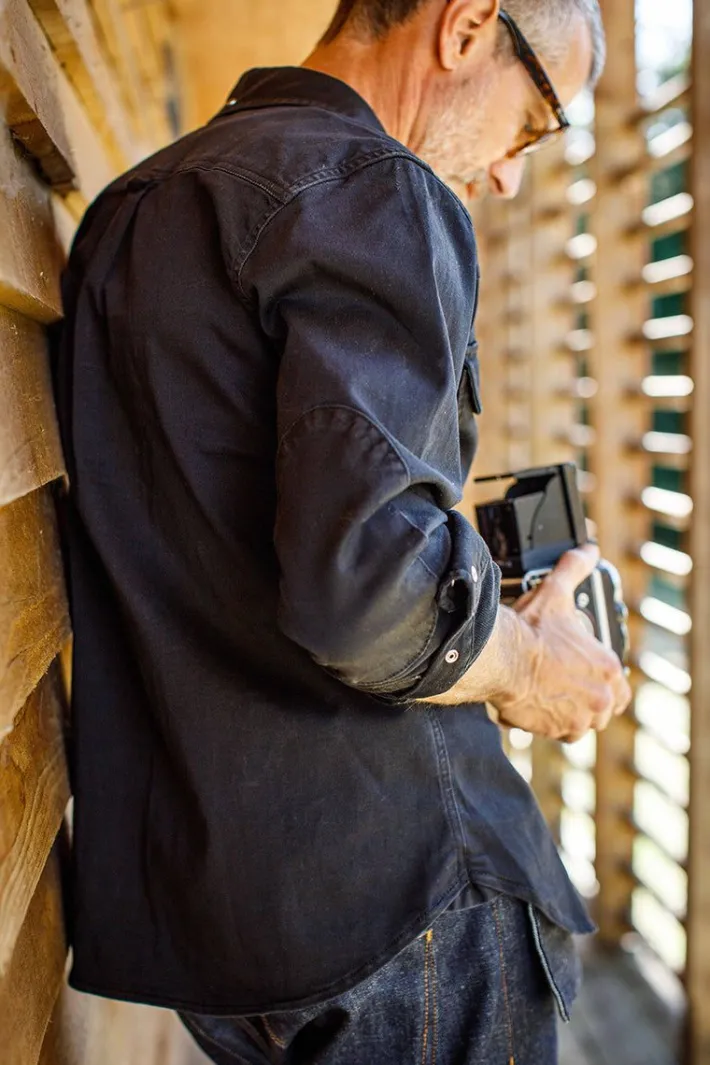 &SONS Tops-Sunday Shirt Black