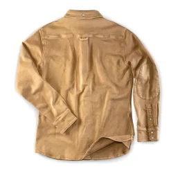 &SONS Tops-Sunday Shirt Dark Tan