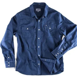 &SONS Tops-Sunday Shirt Utility Navy