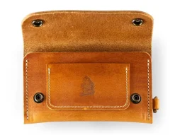 &SONS Leather Goods-Tan Leather Wallet