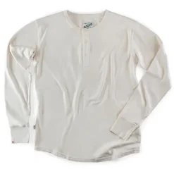 &SONS Tops-The New Elder Henley Shirt Raw