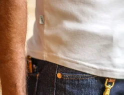 &SONS Tops-The New Elder Henley Short Sleeve Shirt Raw