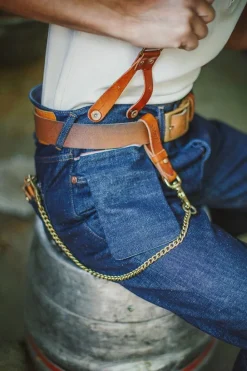 &SONS Bottoms & Shorts-The New Frontier 14Oz Selvedge Anti-Bac Raw Denim Jeans