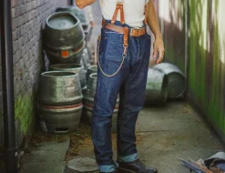 &SONS Bottoms & Shorts-The New Frontier 14Oz Selvedge Anti-Bac Raw Denim Jeans