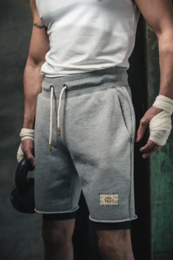 &SONS Bottoms & Shorts-Track And Field Short Grey