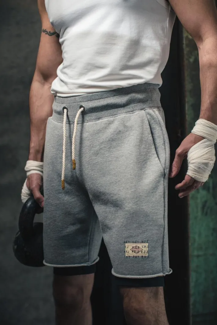 &SONS Bottoms & Shorts-Track And Field Short Grey