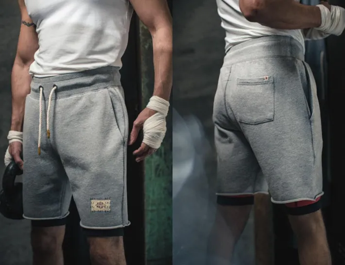 &SONS Bottoms & Shorts-Track And Field Short Grey