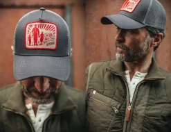 &SONS Headwear-Trucker Badge Cap Grey