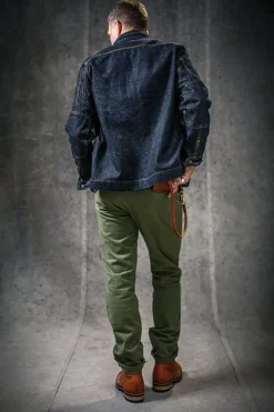 &SONS Bottoms & Shorts-Virgil Chino Army Green