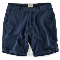 &SONS Bottoms & Shorts-Virgil Chino Shorts Navy