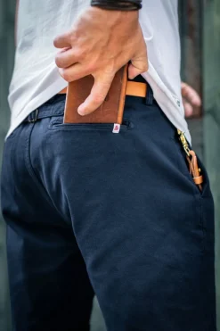 &SONS Bottoms & Shorts-Virgil Chino Shorts Navy