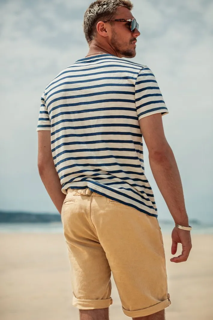 &SONS Bottoms & Shorts-Virgil Chino Shorts Tan