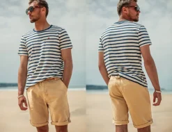 &SONS Bottoms & Shorts-Virgil Chino Shorts Tan