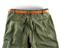 &SONS Leather Goods-Virgil Thin Tan Leather Belt