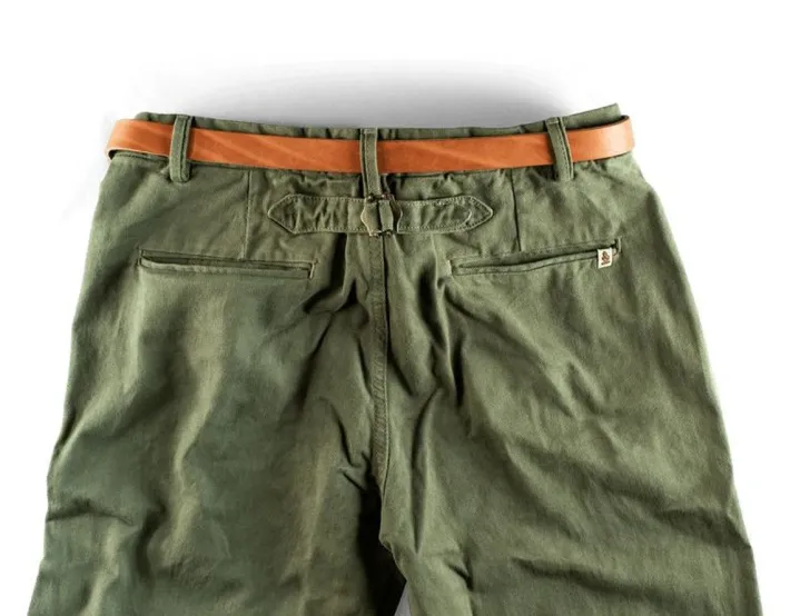 &SONS Leather Goods-Virgil Thin Tan Leather Belt