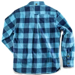 &SONS Jackets & Coats-Yukon Flannel Field Shirt Blue